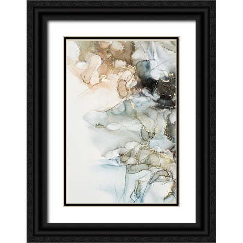 Cosmos II Black Ornate Wood Framed Art Print with Double Matting by Incado