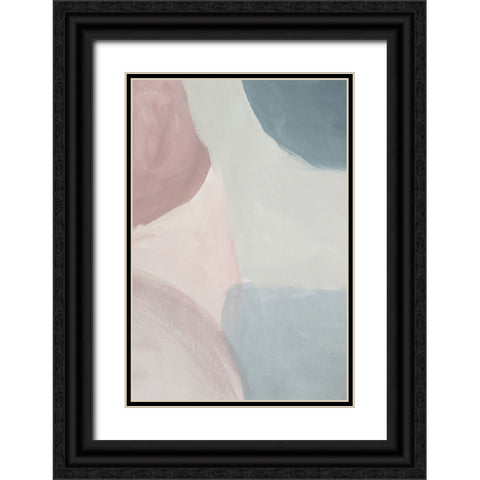 Pink Pleasure Black Ornate Wood Framed Art Print with Double Matting by Incado