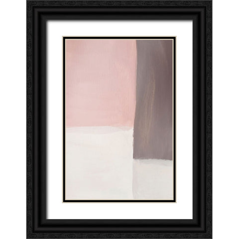 Pink Pleasure II Black Ornate Wood Framed Art Print with Double Matting by Incado