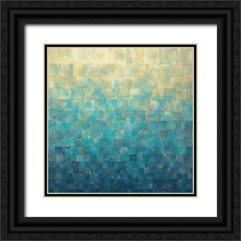 Cascade Black Ornate Wood Framed Art Print with Double Matting by Kroner, Janelle