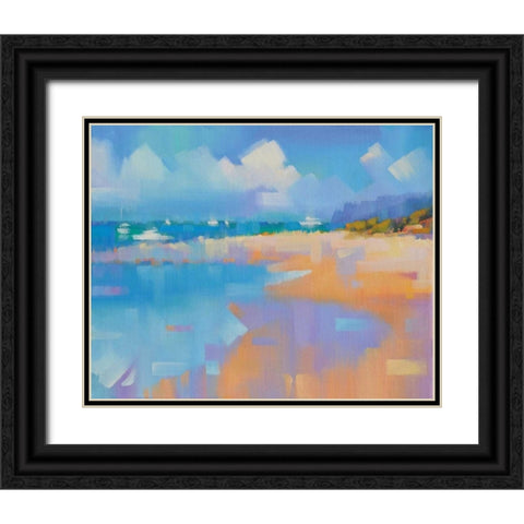 Playa 14 Black Ornate Wood Framed Art Print with Double Matting by Krioutchkov, Alex Hook