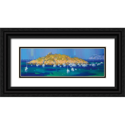 Island Black Ornate Wood Framed Art Print with Double Matting by Krioutchkov, Alex Hook