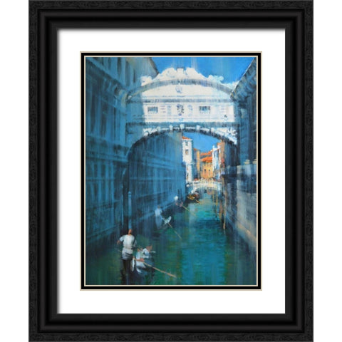 Venice II Black Ornate Wood Framed Art Print with Double Matting by Krioutchkov, Alex Hook