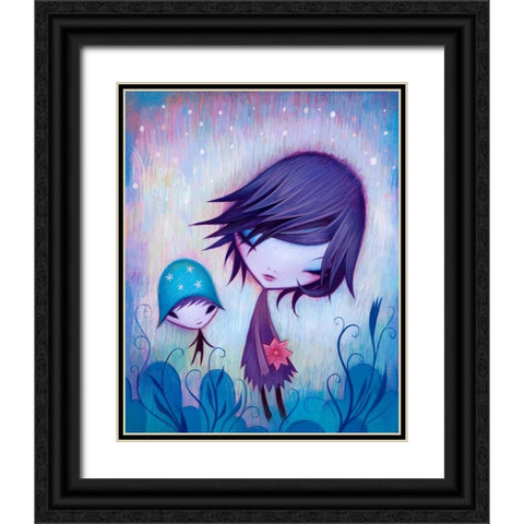 Happy I Met You Black Ornate Wood Framed Art Print with Double Matting by Ketner, Jeremiah