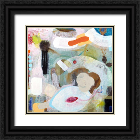 Changed My Mind 5 Black Ornate Wood Framed Art Print with Double Matting by Koury, Aleah
