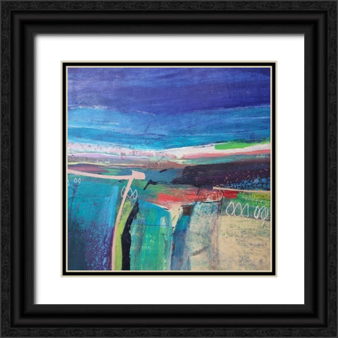 Flying Low No. 3 Black Ornate Wood Framed Art Print with Double Matting by Kinmont, Andrew