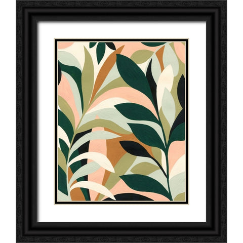 Canopy of Palms Black Ornate Wood Framed Art Print with Double Matting by Kopcik, Emily