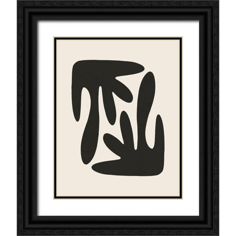 Mirror Black Ornate Wood Framed Art Print with Double Matting by LivinLi