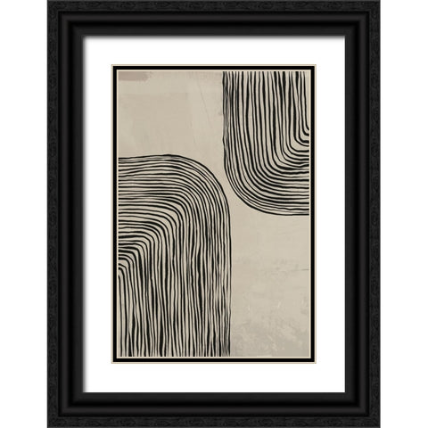 River Black Ornate Wood Framed Art Print with Double Matting by LivinLi