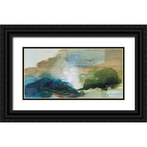 Mermaid Pool Black Ornate Wood Framed Art Print with Double Matting by Leaver, Tara