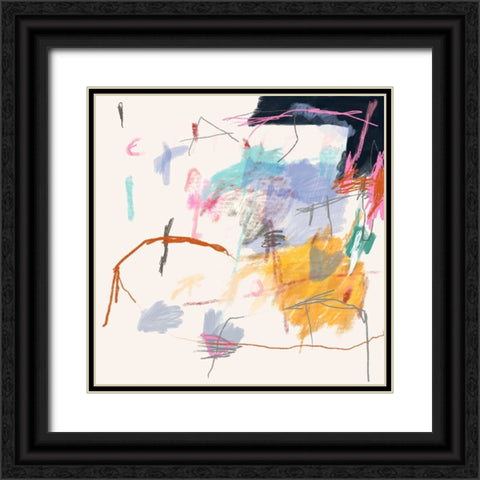 Fragile Black Ornate Wood Framed Art Print with Double Matting by Lauzon, Danielle