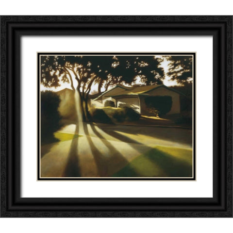 In the Time of Our Lives Black Ornate Wood Framed Art Print with Double Matting by Monzon, Rick