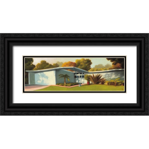 Mar Vista Black Ornate Wood Framed Art Print with Double Matting by Monzon, Rick