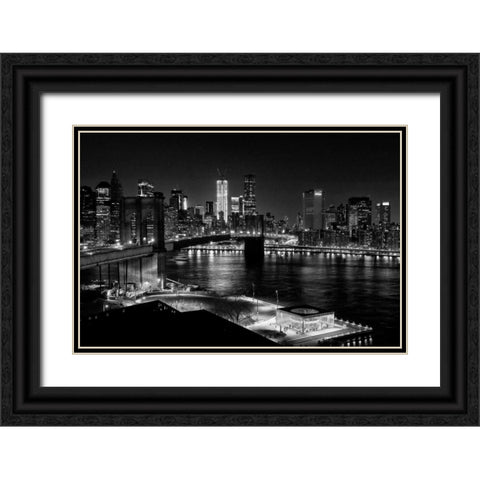 The Carousel Black Ornate Wood Framed Art Print with Double Matting by Mikaels, Natalie