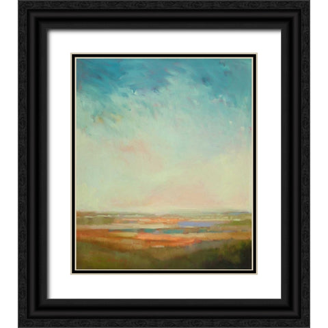 A Bit of Orange Black Ornate Wood Framed Art Print with Double Matting by McCarthy, William