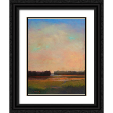 Shifting Tide Black Ornate Wood Framed Art Print with Double Matting by McCarthy, William