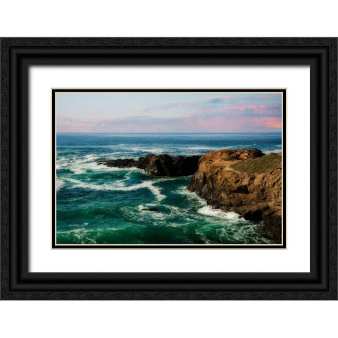 California Dream Black Ornate Wood Framed Art Print with Double Matting by Mikaels, Natalie