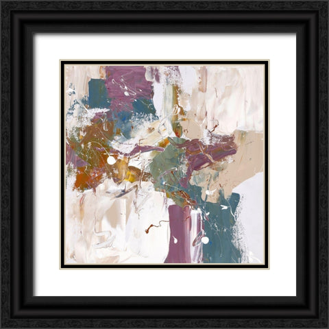 Go With The Flow Black Ornate Wood Framed Art Print with Double Matting by McCourt, Suzanne