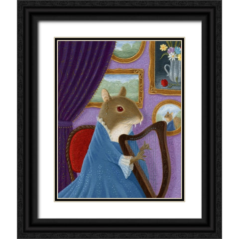 Priscilla F. Foffenschnizzle Black Ornate Wood Framed Art Print with Double Matting by Matarazzo, Gina