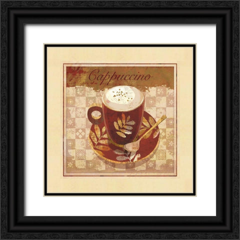 Cappuccino Black Ornate Wood Framed Art Print with Double Matting by Maron, Linda