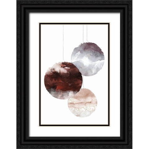 Holiday Time 3 Black Ornate Wood Framed Art Print with Double Matting by Design Fabrikken