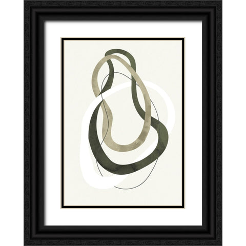 Acrobat 2 Black Ornate Wood Framed Art Print with Double Matting by Design Fabrikken