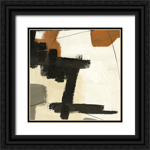 Climbing Up Black Ornate Wood Framed Art Print with Double Matting by Design Fabrikken
