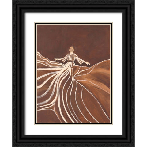 Gorgeous Black Ornate Wood Framed Art Print with Double Matting by Design Fabrikken