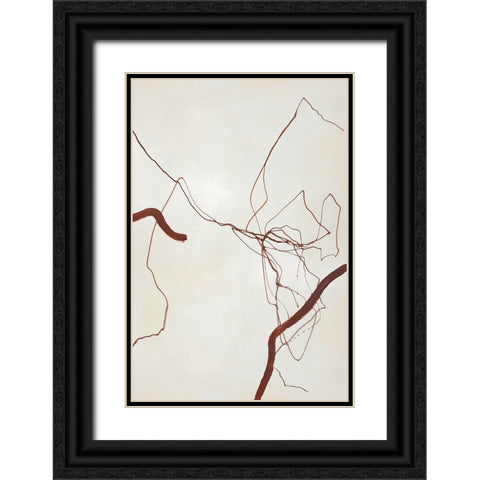 New Level Black Ornate Wood Framed Art Print with Double Matting by Design Fabrikken