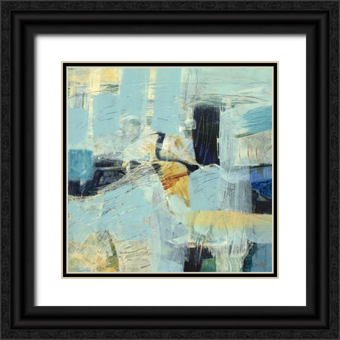 Tideline No. 1 Black Ornate Wood Framed Art Print with Double Matting by Nemcosky, Ann Thompson
