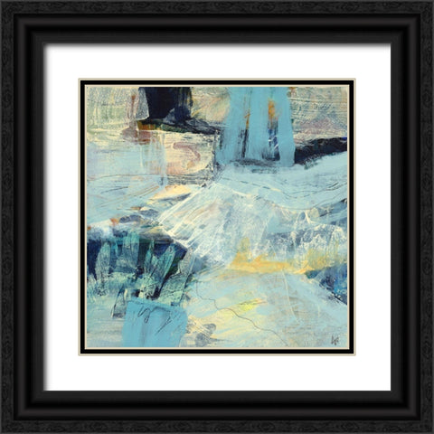 Tideline No. 2 Black Ornate Wood Framed Art Print with Double Matting by Nemcosky, Ann Thompson