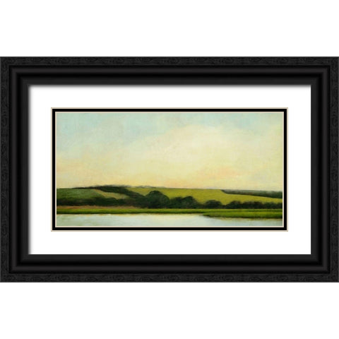 Lake Zoar Black Ornate Wood Framed Art Print with Double Matting by Nicoll, Suzanne