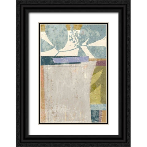 Calla 1 Black Ornate Wood Framed Art Print with Double Matting by Nicoll, Suzanne
