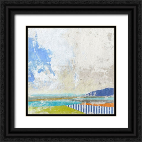 Capri Black Ornate Wood Framed Art Print with Double Matting by Nicoll, Suzanne