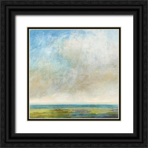 East Hamptom Black Ornate Wood Framed Art Print with Double Matting by Nicoll, Suzanne