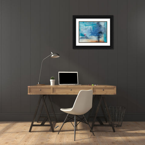 Out to Sea Black Ornate Wood Framed Art Print with Double Matting by Oppenheimer, Michelle
