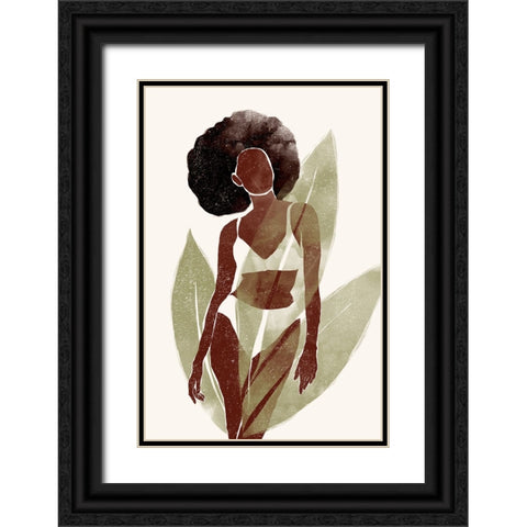 Swimsuit I Black Ornate Wood Framed Art Print with Double Matting by Pont, Yuyu