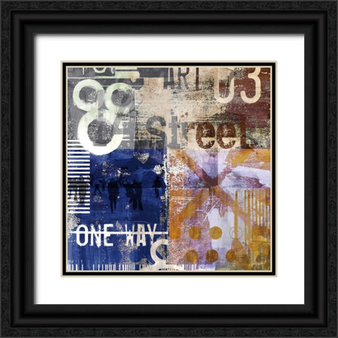 Move On IX Black Ornate Wood Framed Art Print with Double Matting by Pfrommer, Sven