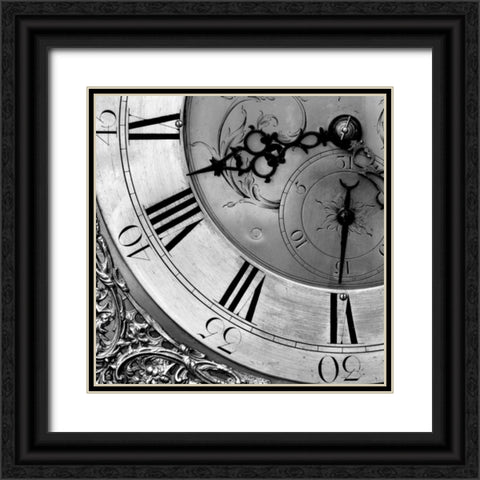 Clockwork 2 Black Ornate Wood Framed Art Print with Double Matting by PhotoINC Studio