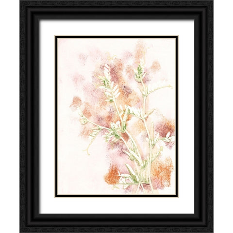 Vicia 2 Multi Black Ornate Wood Framed Art Print with Double Matting by Folcarelli, Pernille