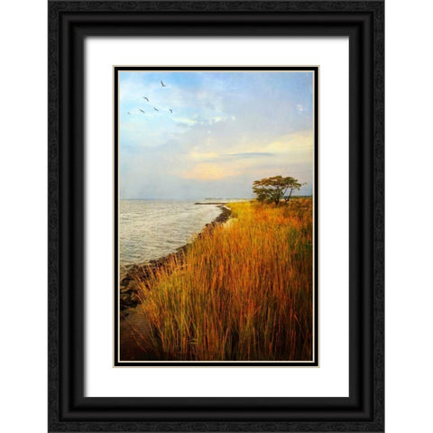 Morning Has Broken Black Ornate Wood Framed Art Print with Double Matting by Rivera, John