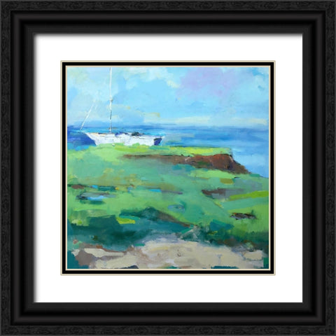 Bluff Black Ornate Wood Framed Art Print with Double Matting by Railsback, Page Pearson
