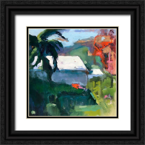 Crazy KW Black Ornate Wood Framed Art Print with Double Matting by Railsback, Page Pearson