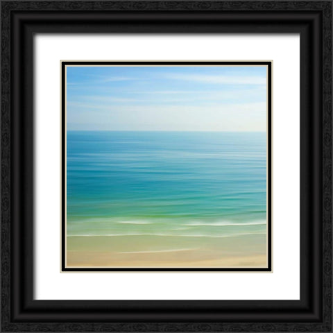 Seacoast 121 Black Ornate Wood Framed Art Print with Double Matting by Rowell, David E