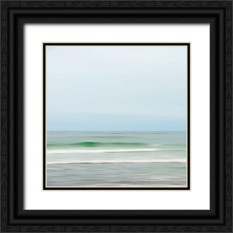 Seacoast 92 Black Ornate Wood Framed Art Print with Double Matting by Rowell, David E