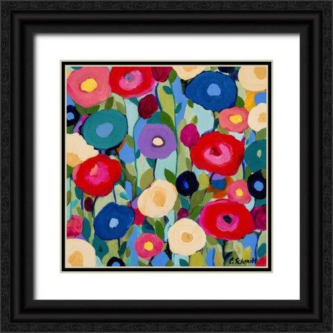 Summer Solstice Black Ornate Wood Framed Art Print with Double Matting by Schmitt, Carrie