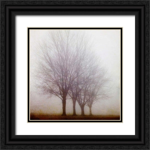Standing Still Black Ornate Wood Framed Art Print with Double Matting by Suchocki, Irene