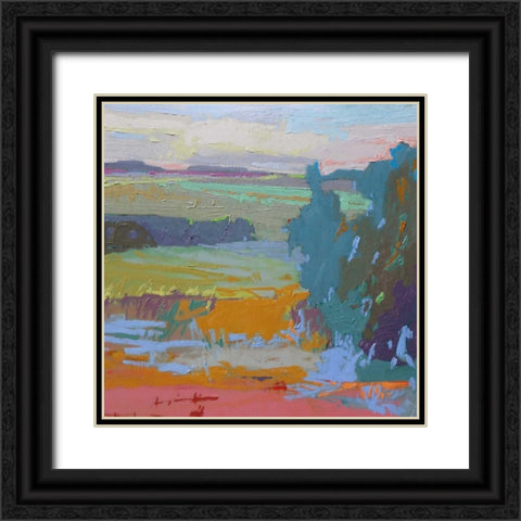 View I Black Ornate Wood Framed Art Print with Double Matting by Schmidt, Jane