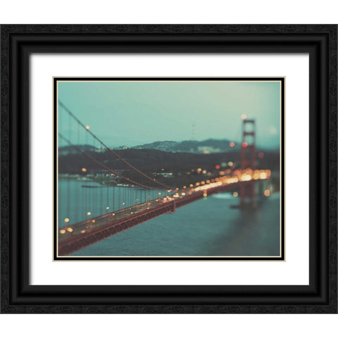 Sweet Light Black Ornate Wood Framed Art Print with Double Matting by Soffia, Myan