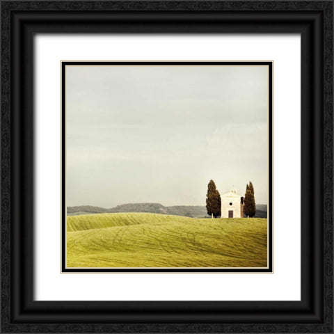 Pastoralia Black Ornate Wood Framed Art Print with Double Matting by Suchocki, Irene